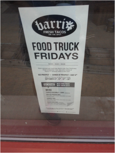 Barrio Food Truck.